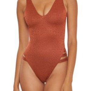BECCA Swimwear | Bronzed Plunge